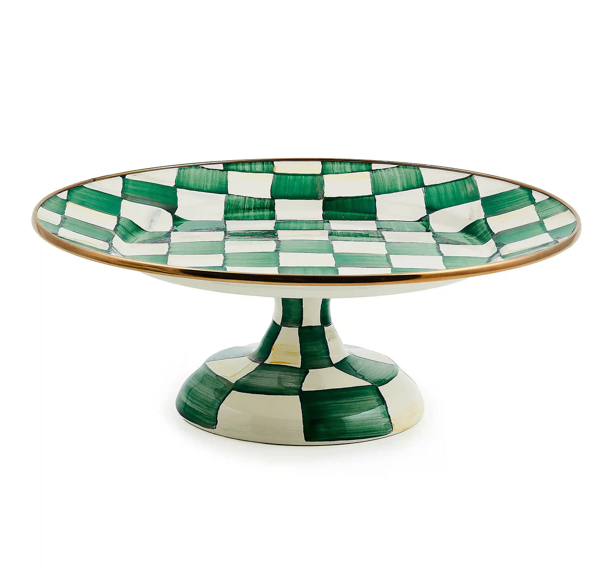 Courtly Check Large Pedestal Platter