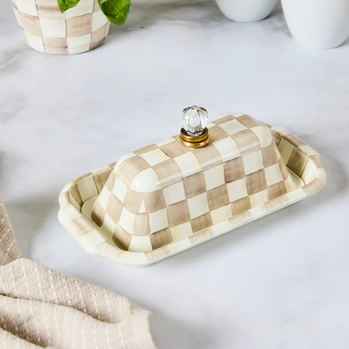 Violet Check Butter Box